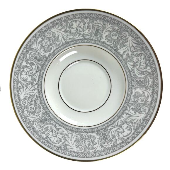 Franciscan Grey Renaissance Cup/Saucer Masterpiece & Gladding McBean-Set of 2 - Picture 2 of 12